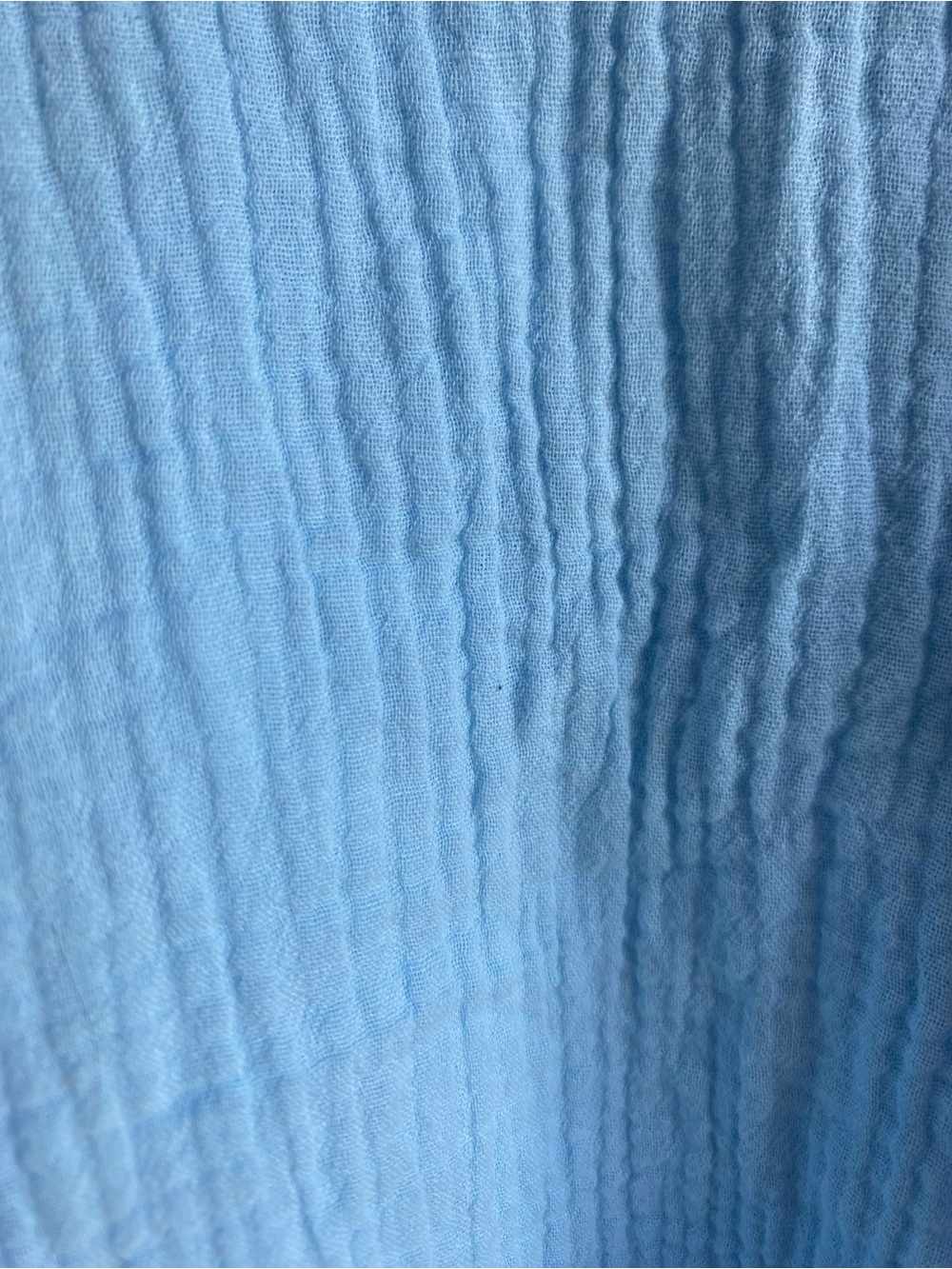 J. Crew Pale Blue Gauze Button-Up Shirt - Picture 3 of 5